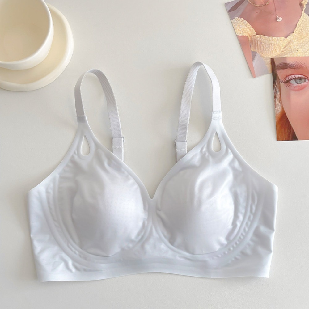 女性用夏用クール薄型シームレスワイヤレスブラジャー プッシュ - Bralette Wireless Soft のレビューと価格