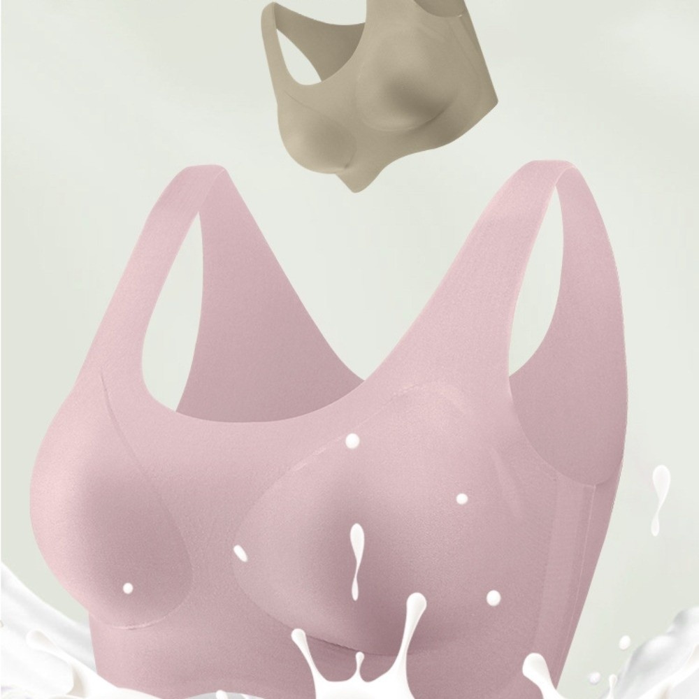 ソフトフィットワイヤレスブラ プッシュアップ耐衝撃シームレス - Bralette Wireless Soft のレビューと価格