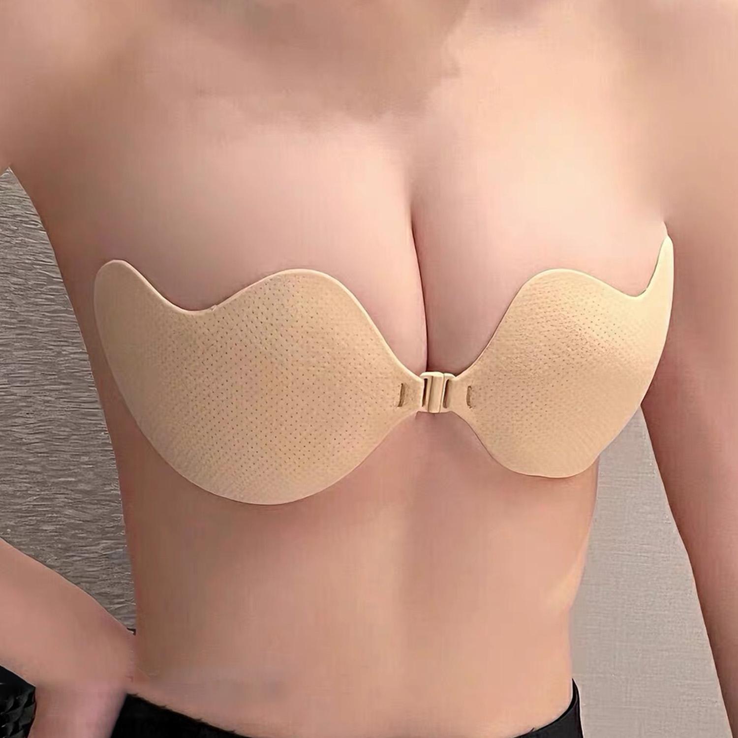 女性用バックレスインビジブルプッシュアップブラ、ストラップレ - Strapless Bra Backless のレビューと価格