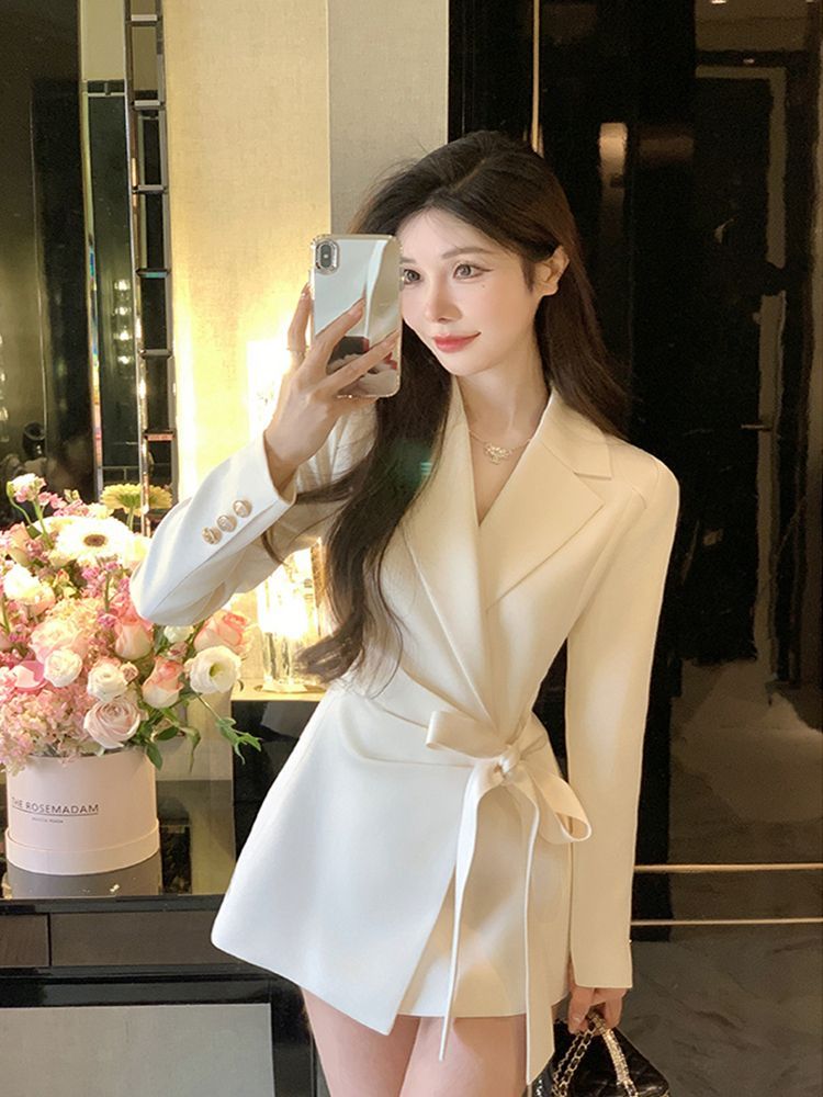 無地カラー 2026年秋新作 韓国風 スリムフィット ベルト - Corset Waist Cinch のレビューと価格