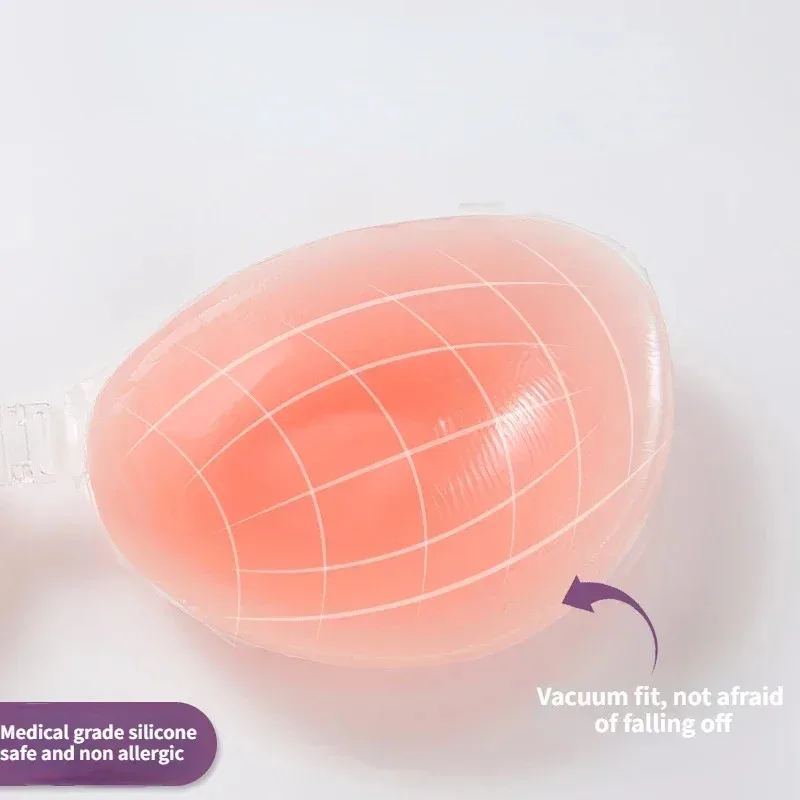 シリコーンブラジャー目に見えないプッシュアップセクシーなスト - Silicone Bra Adhesive のレビューと価格