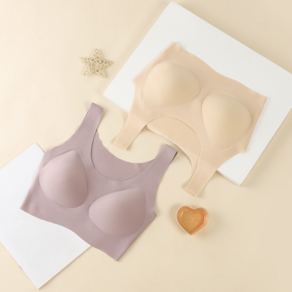 ソフトフィットワイヤレスブラジャー耐衝撃性プッシュアップシー - Bralette Wireless Soft のレビューと価格
