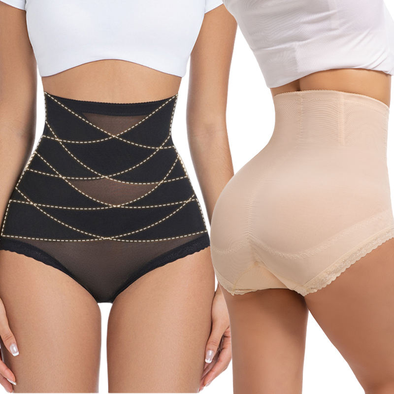 女性用ハイウエストお腹引き締めシェイプウェアショーツ ヒップ - Seamless Underwear Women のレビューと価格