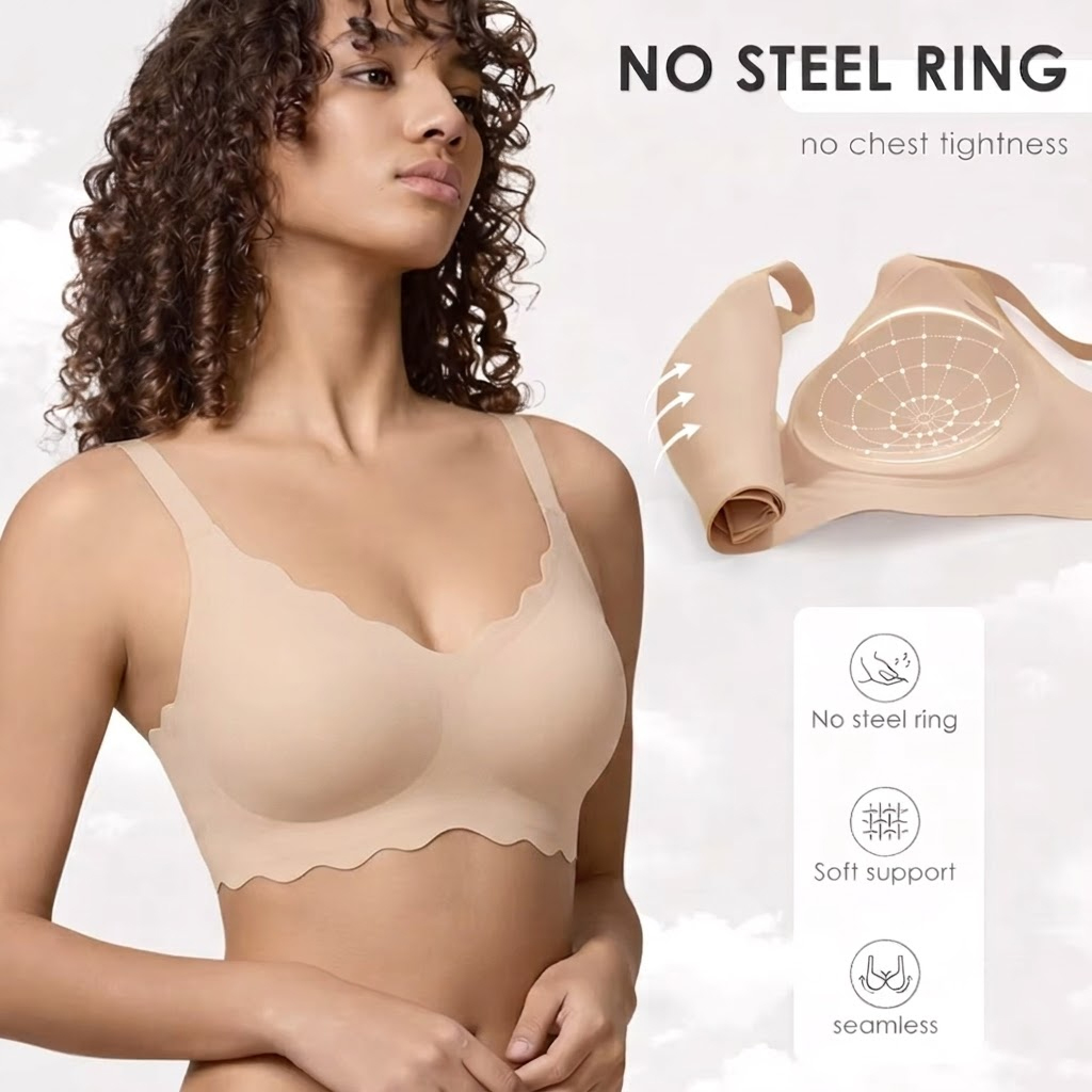 シームレスワイヤレスサポートブラ、プッシュアップ、快適で柔ら - Bralette Wireless Soft のレビューと価格