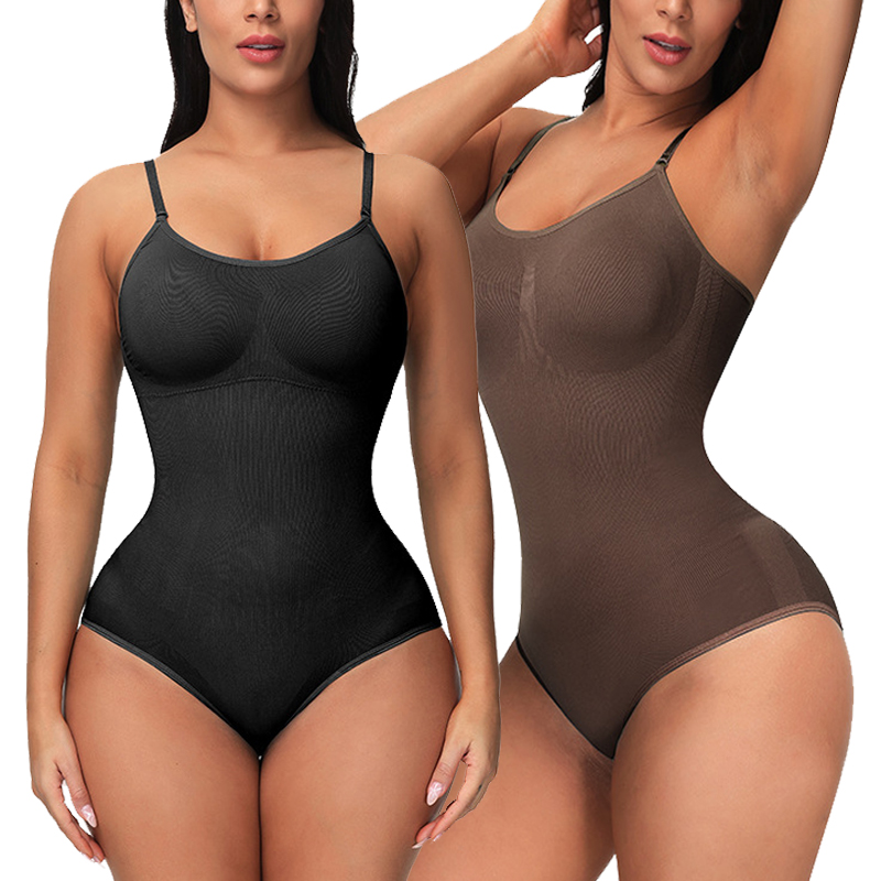 アイシャン 1ピース ソリッドシームレスシェイピングボディス - Seamless Underwear Women のレビューと価格