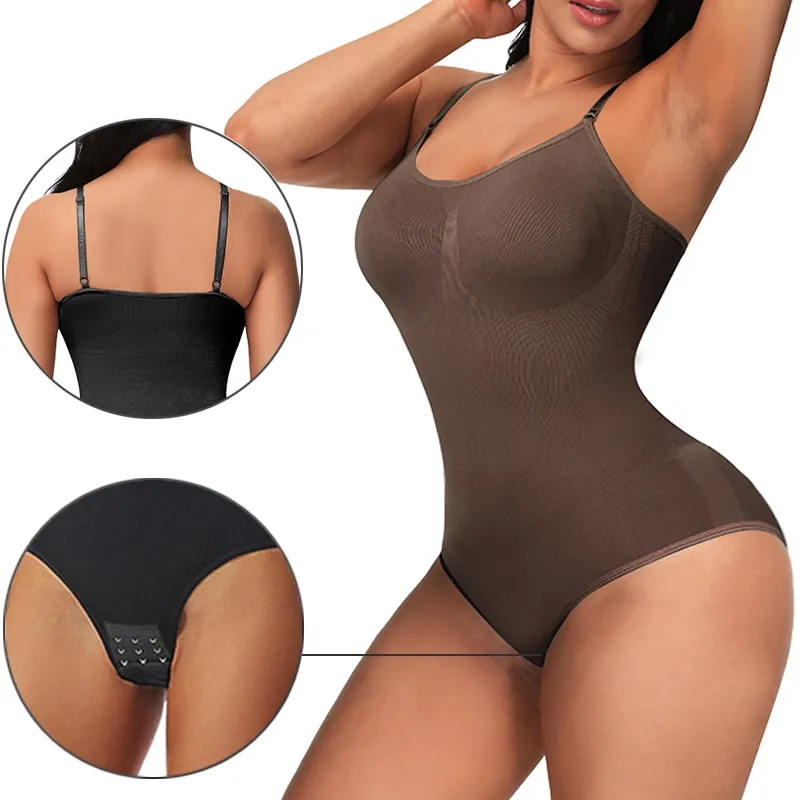 アイシャン 1ピース ソリッドシームレスシェイピングボディス - Seamless Underwear Women のレビューと価格