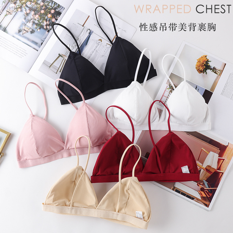 女性のためのセクシーな3Dスポーツブラ,シームレス,ホルター - Strapless Bra Backless のレビューと価格