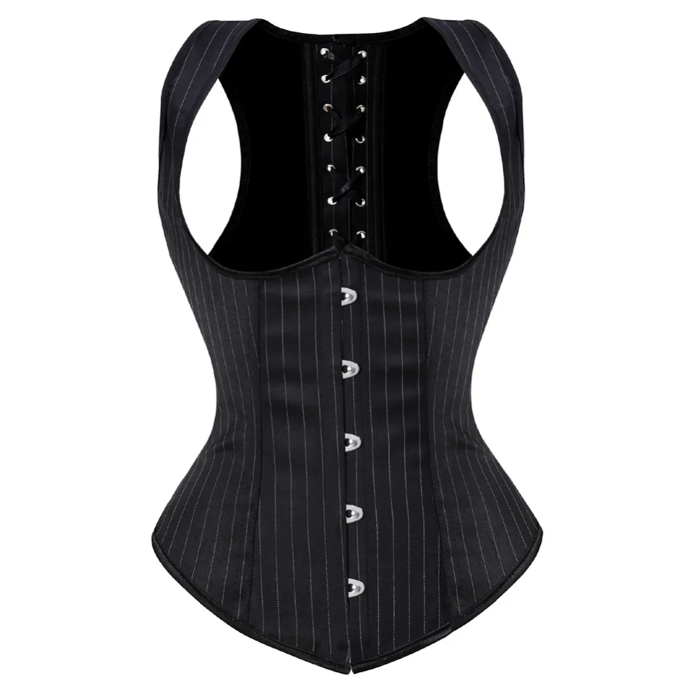 女性のためのゴシックジャカードコルセット,セクシーなショルダ - Corset Waist Cinch のレビューと価格